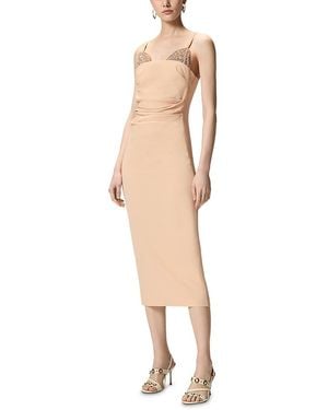 Pinko Carruba Abito Double Armoure Dress - White