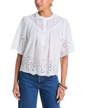 Aqua Short Sleeve Shirt - White
