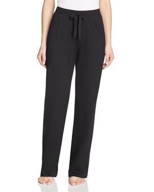 Hanro Cotton Deluxe Drawstring Lounge Pants - Black
