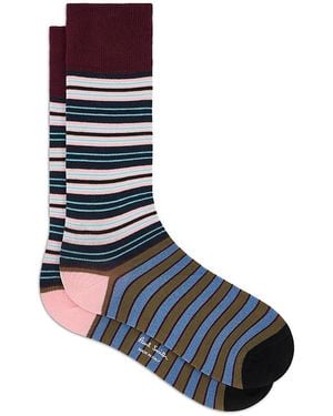 Paul Smith Pool Stripe Socks - Blue