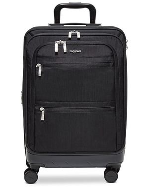 Baggallini Set Wave 4 Wheel Hybrid Carry On Suitcase - Black