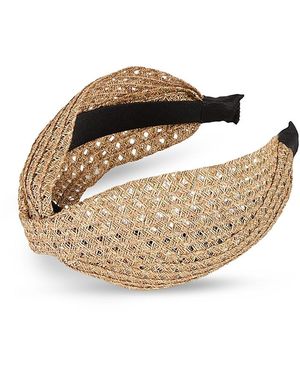 Eugenia Kim Rosanna Braided Turban Headband - White