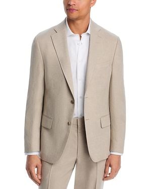 Vince Delave Linen Slim Fit Suit Jacket - Natural
