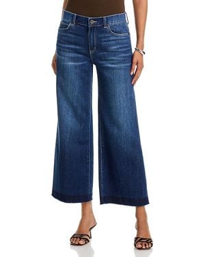 Kobi Halperin Rafaella High Rise Ankle Wide Leg Jeans - Blue