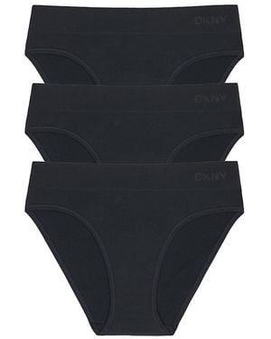 DKNY Seamless Litewear Bikini 3Pk - Blue