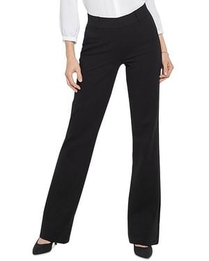 NYDJ Pull On Flare Leg Pants - Black