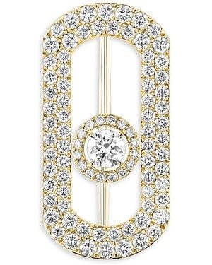 Messika 18K So Move Diamond Pin, 0.90 Tcw - Metallic