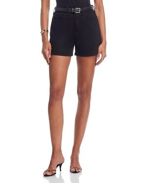 L'Agence Lissania Ultra High Rise Jean Shorts - Blue