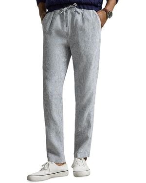 Polo Ralph Lauren Lateef Slim Tapered Fit Linen Pants - Gray
