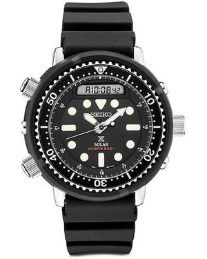 Seiko Seiko Prospex Solar Hybrid Diver Watch, 47.8Mm - Black
