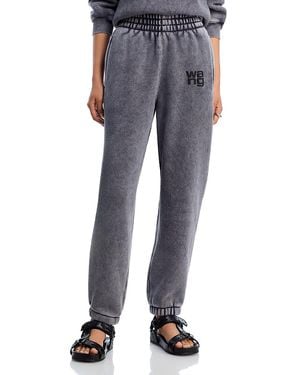 T By Alexander Wang Alexanderwang. T Essential Terry Classic Sweatpants - Blue
