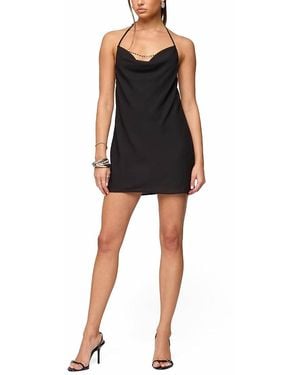 Edikted Aida Backless Bubble Mini Dress in Black | Lyst