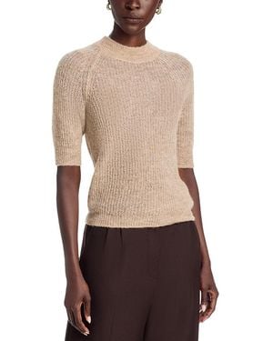 BOSS Fewe Fitted Ribbed Sweater - Red