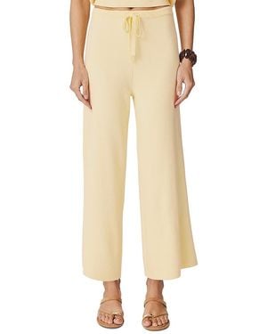 Splendid Christa Crop Sweater Pants - Natural