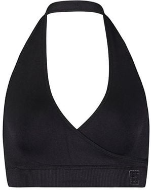 BRABAR Hug Backless Halter Bralette - Black