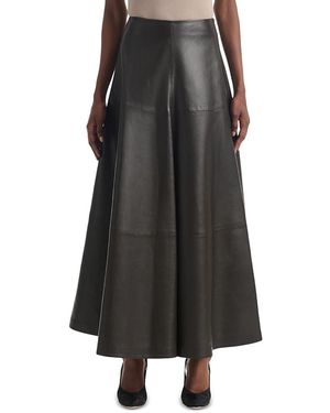 Altuzarra Varda Leather Skirt - Brown