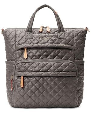 MZ Wallace Ballet Medium Utility Backpack - Gray