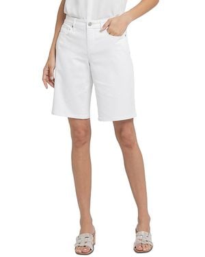NYDJ Lilly High Rise Jean Shorts - White