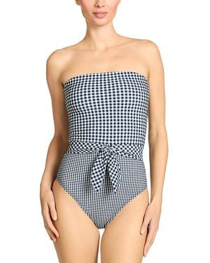 Robin Piccone Robin Picone Brigitte Bandeau One Piece Swimsuit - Blue