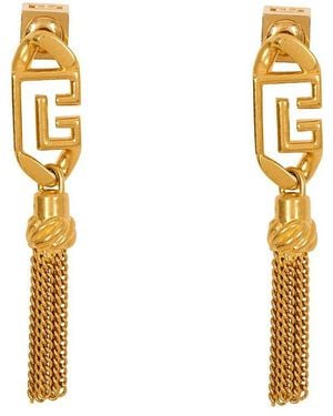 Balmain Sync Pb Pendant Brass Earrings - Metallic