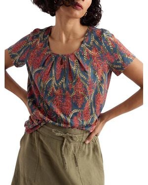Seasalt Cornwall Appletree Scoop Neck Jersey T-Shirt - Multicolor