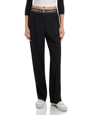 CASABLANCA Wool Tailored Pants - Black