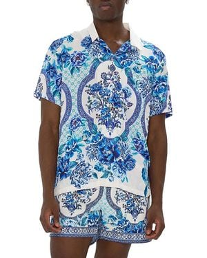 CAMILLA Regular Fit Shirt - Blue