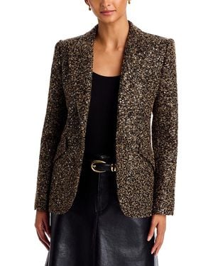 L'Agence Chamberlain Sequin Blazer - Black
