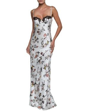 L'Agence Sayla Silk Gown - White