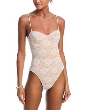 Norma Kamali Underwire Mio One Piece Swimsuit - White