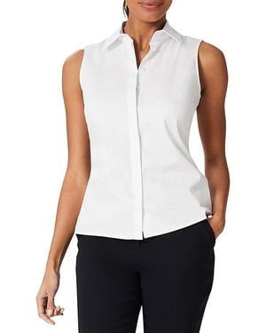 Hobbs Vic Sleeveless Shirt - White