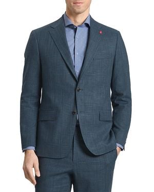 Ted Baker Wright Plaid Modern Fit Suit Jacket - Blue