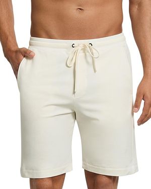 Hanro Cotton Drawstring 9 Shorts - Natural