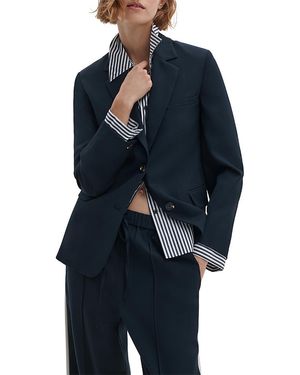 Rag & Bone Frank Poplin Blazer - Blue