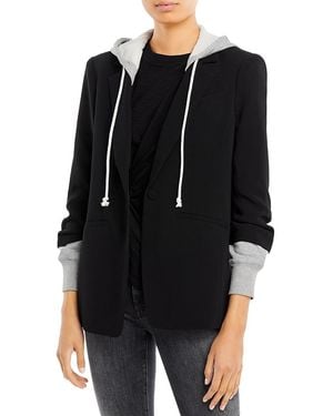 Cinq À Sept Khloe Hooded Blazer - Black