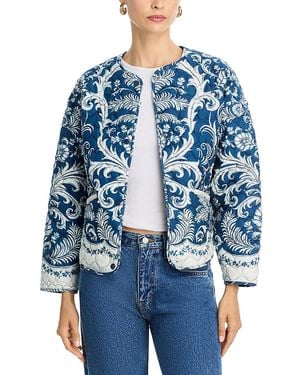 FARM Rio Quilted Jacket - Blue