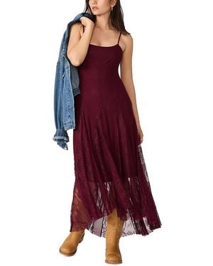 Steve Madden Vita Lace Skirt Dress - Red
