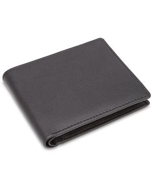ROYCE New York Leather Rfid-Blocking Slim Bifold Wallet - Gray