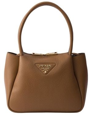 Prada Small Leather Bag - Brown
