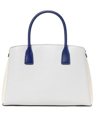 Kate Spade Serena Colour Blocked Saffiano Leather Satchel - White