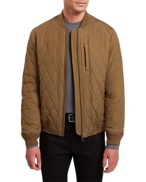 Ted Baker Mailins Quilted Bomber Jacket - Brown