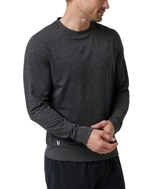 Vuori Ponto Long Sleeve Performance Sweatshirt - Black