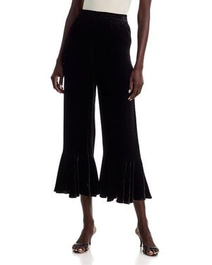 A.L.C. A. L.C. Camille Cropped Flared Pants - Black