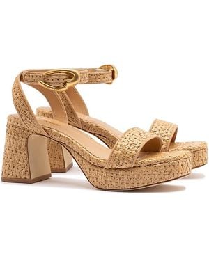 Larroude Dolly Verona Sandals - Natural