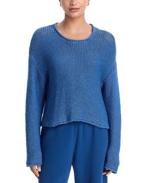 Leset Ben Crewneck Sweater - Blue