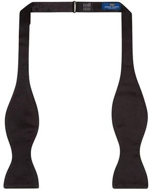 Robert Talbott Bond Satin Self-Tie Bow Tie - Black