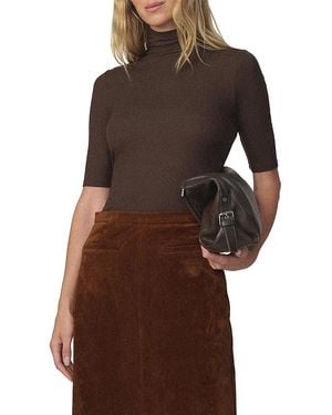 Joe's Jeans The Tony Half Sleeve Top - Brown