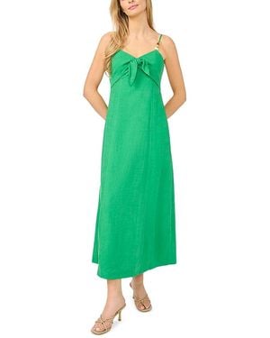 Cece Tie Front Maxi Dress - Green