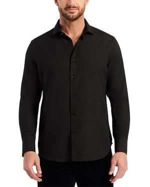 Robert Graham Devonshire Long Sleeve Woven Shirt - Black
