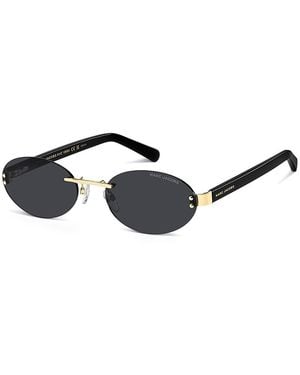 Marc Jacobs Oval Sunglasses, 57Mm - Yellow